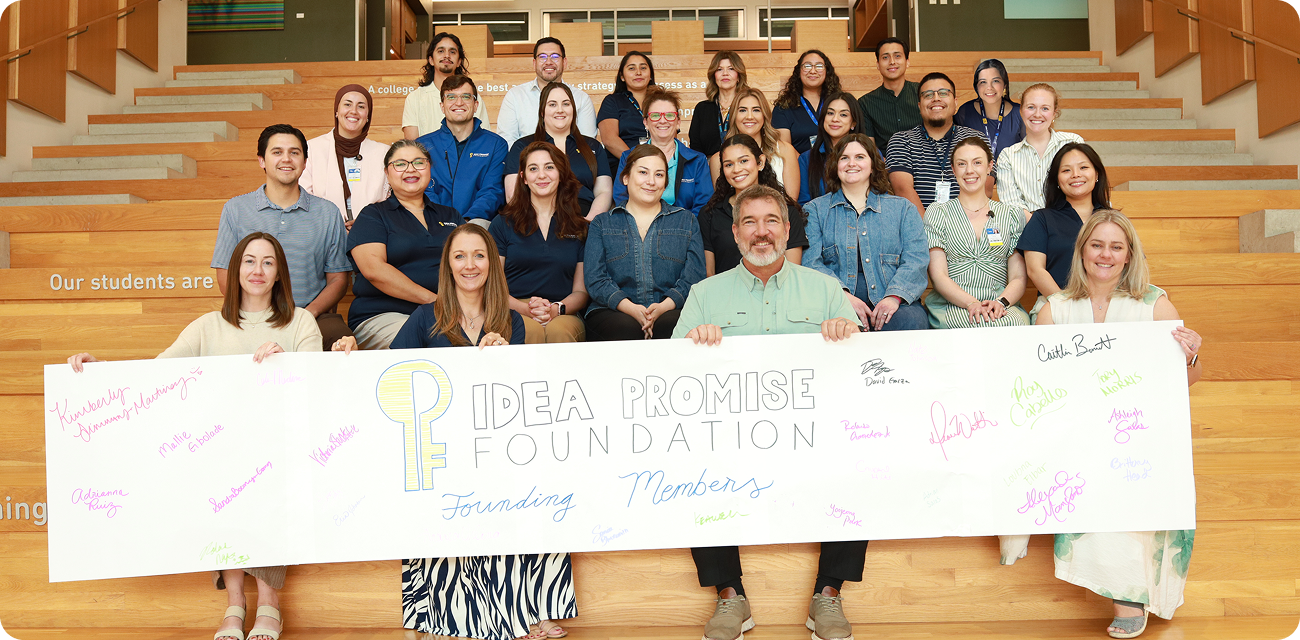 IDEA Promise Foundation team members gathered for a group photo.