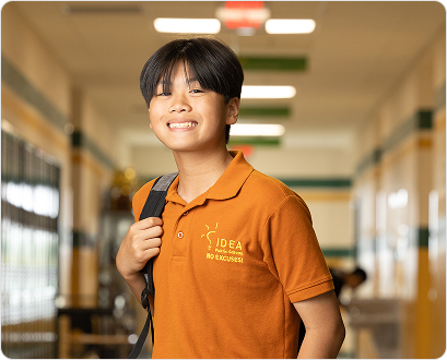 IDEA Public Schools student supported through the IDEA Promise Foundation mission.